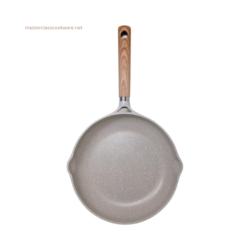 MasterClass Premium 9.5 inch Skillet Frying Pan Beige Cream