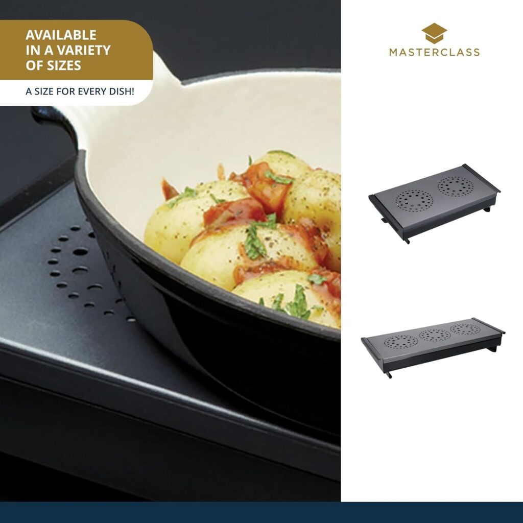 masterclass Professional Plate Warmer with Tealights