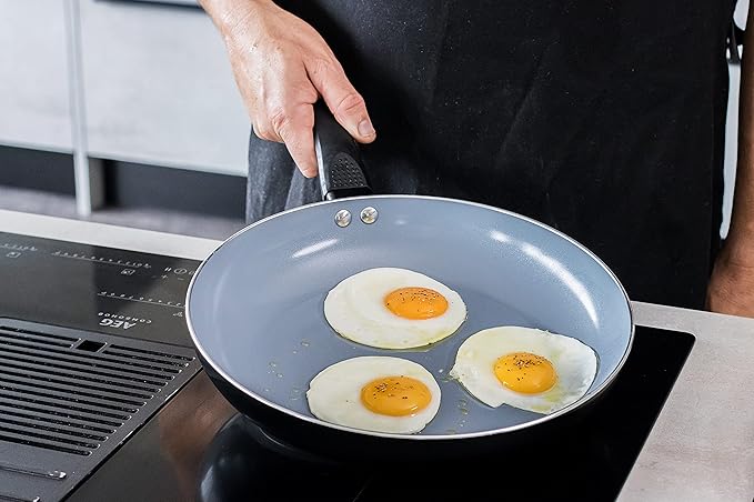 masterclass Eco Induction Frying Pan with Ceramic Non-Stick